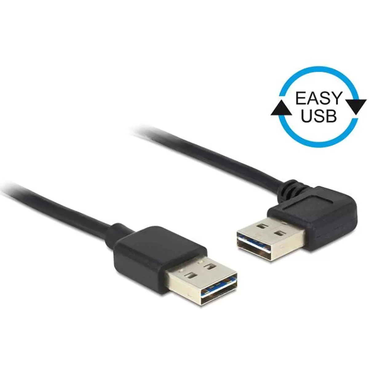 DELOCK Cable EASY-USB 2.0 Type-A>A 0.5m